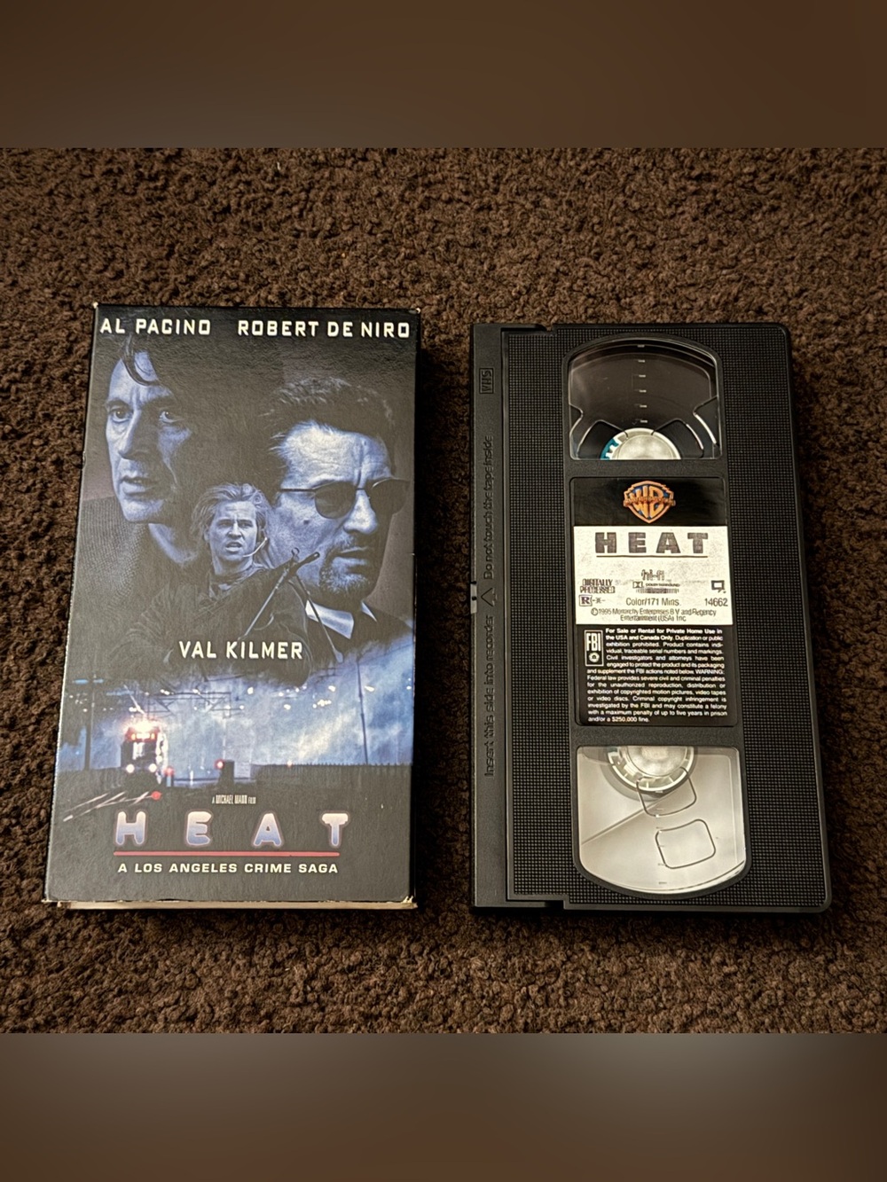 Heat (1995) VHS tape